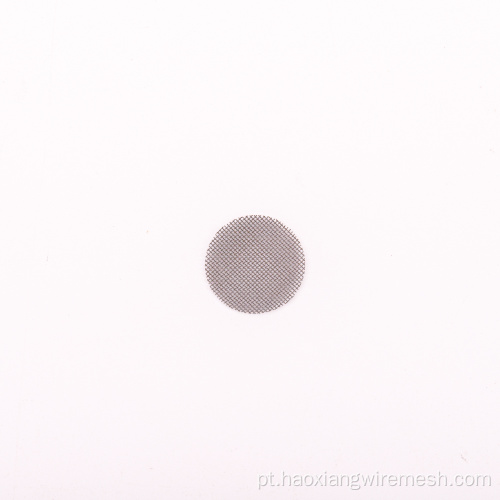 Disco de filtro de camada única de malha de metal personalizada